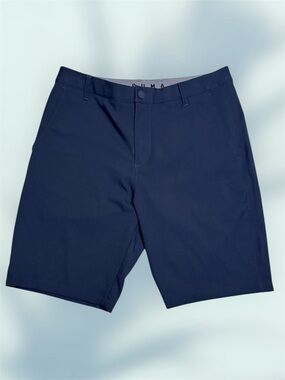 Puma Men's Dark Navy Flat Front Golf Shorts sz 32